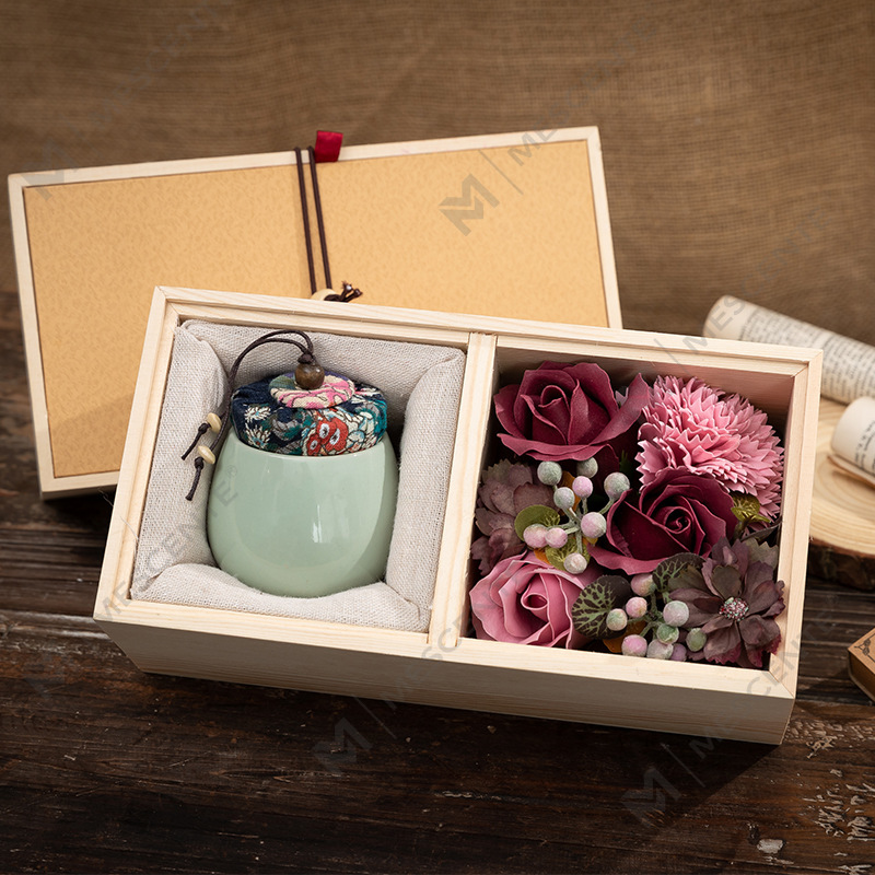 Vela de parafina de aromaterapia com coluna de cerâmica para pedido em massa de decoração de luxo M&Scent
