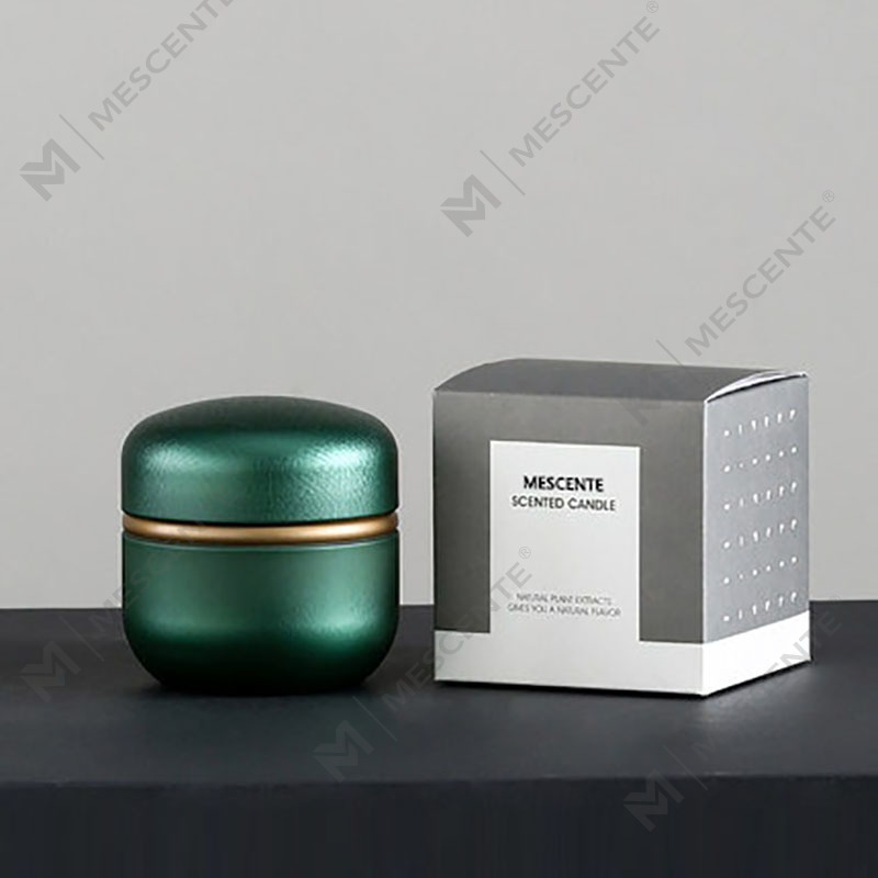 Vela de cera de soja perfumada Woodwick de marca própria decorativa personalizada de luxo M&Scent