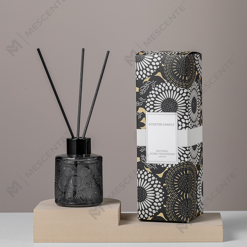 Frasco difusor de palheta de marca própria M&Scent com caixa de presente, difusor de palheta luxuoso