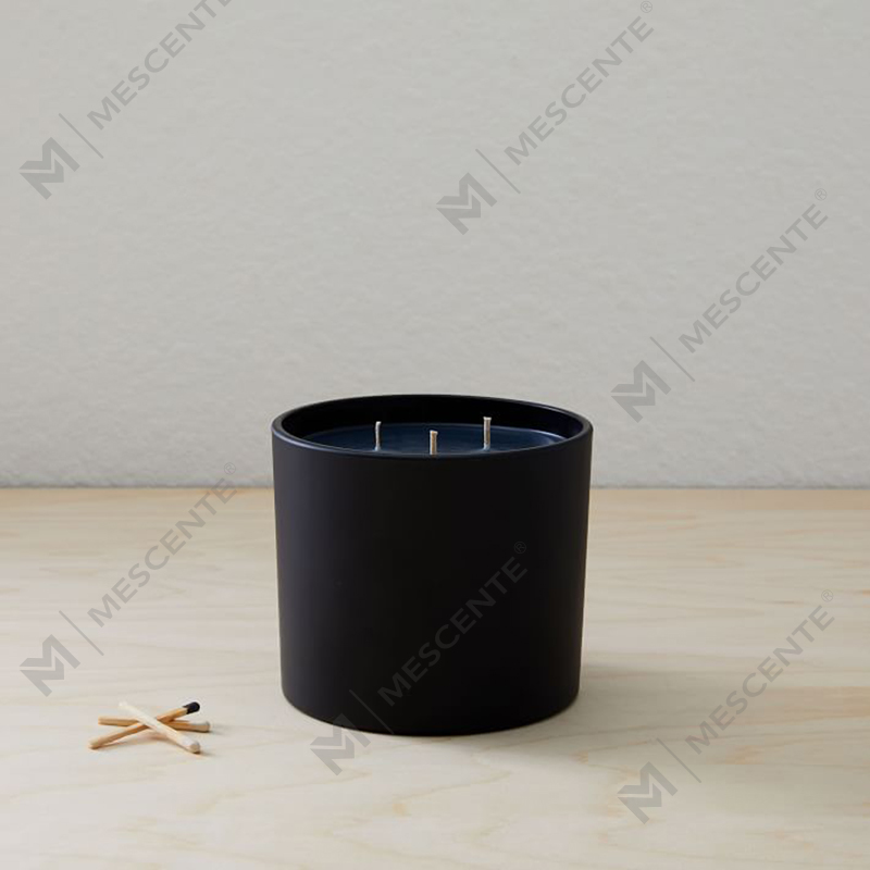 Vela de cera de soja perfumada com frasco de vidro amplamente utilizado de Natal natural M&SCENT com caixa dobrável