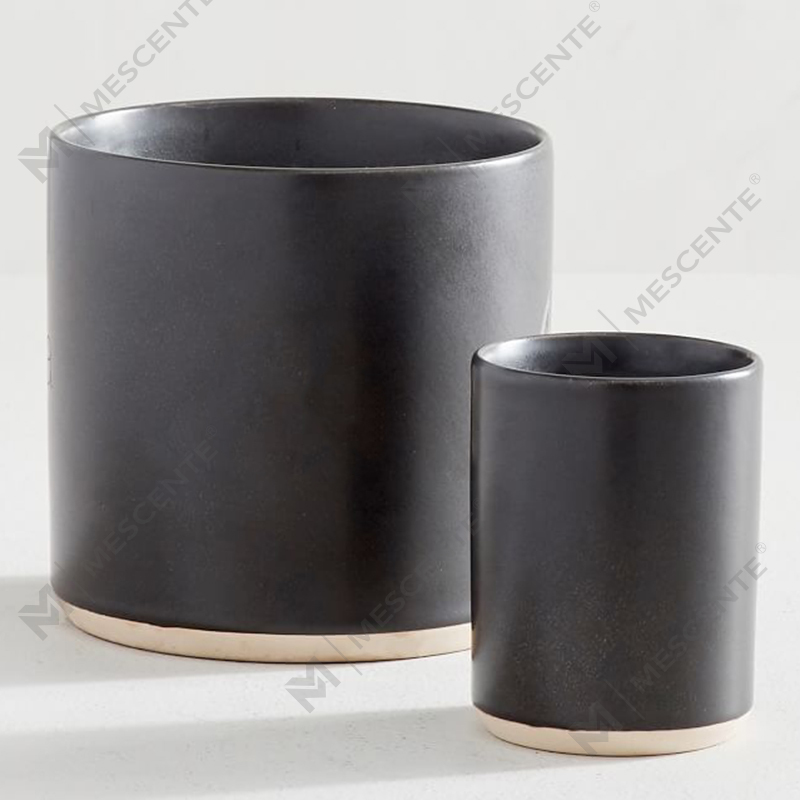 Frascos de velas de soja perfumados de cerâmica vazia de luxo em volume A29224-2-Valuables