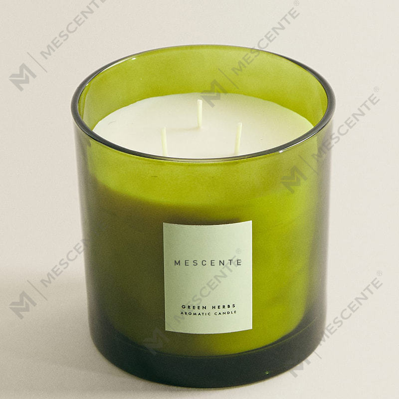 Vela de sândalo perfumada relaxante M&Scent Party, velas masculinas recarregáveis ​​A29273