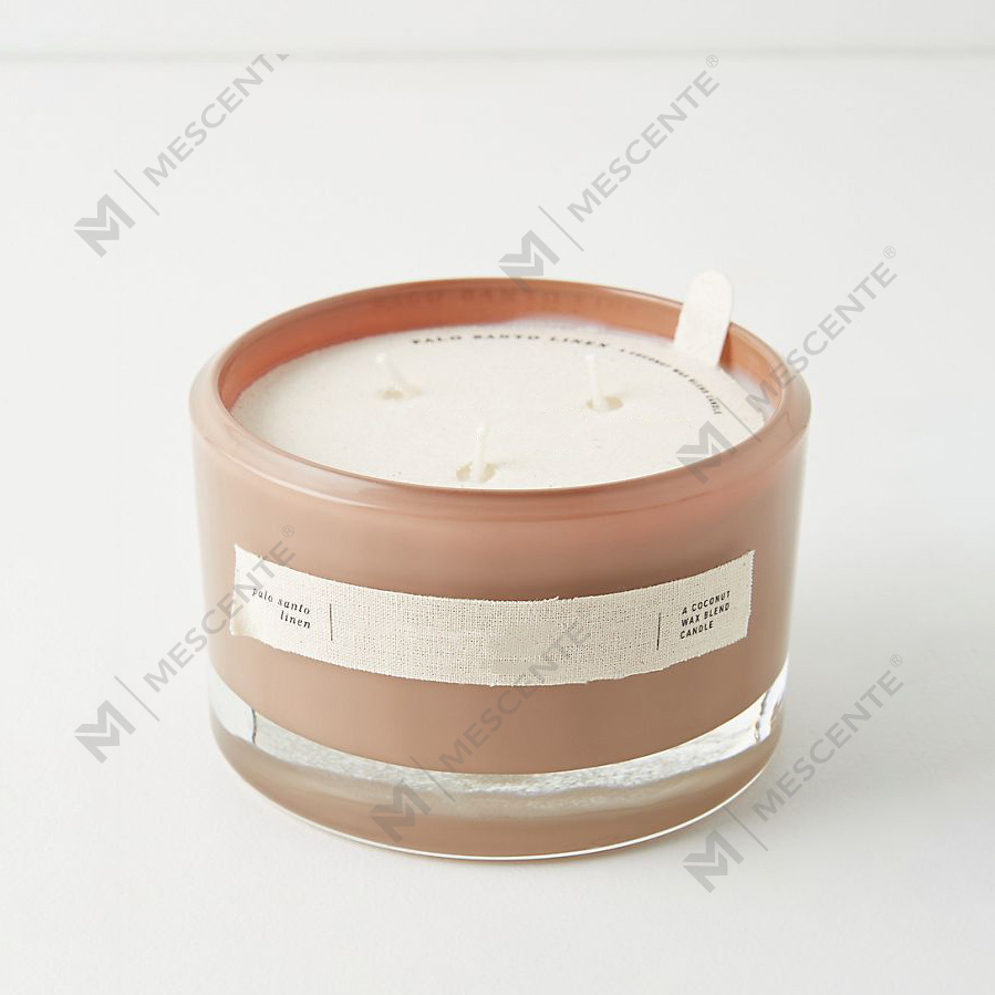 Frascos de velas de soja perfumadas de marca própria de luxo M&Scent atacado A29272