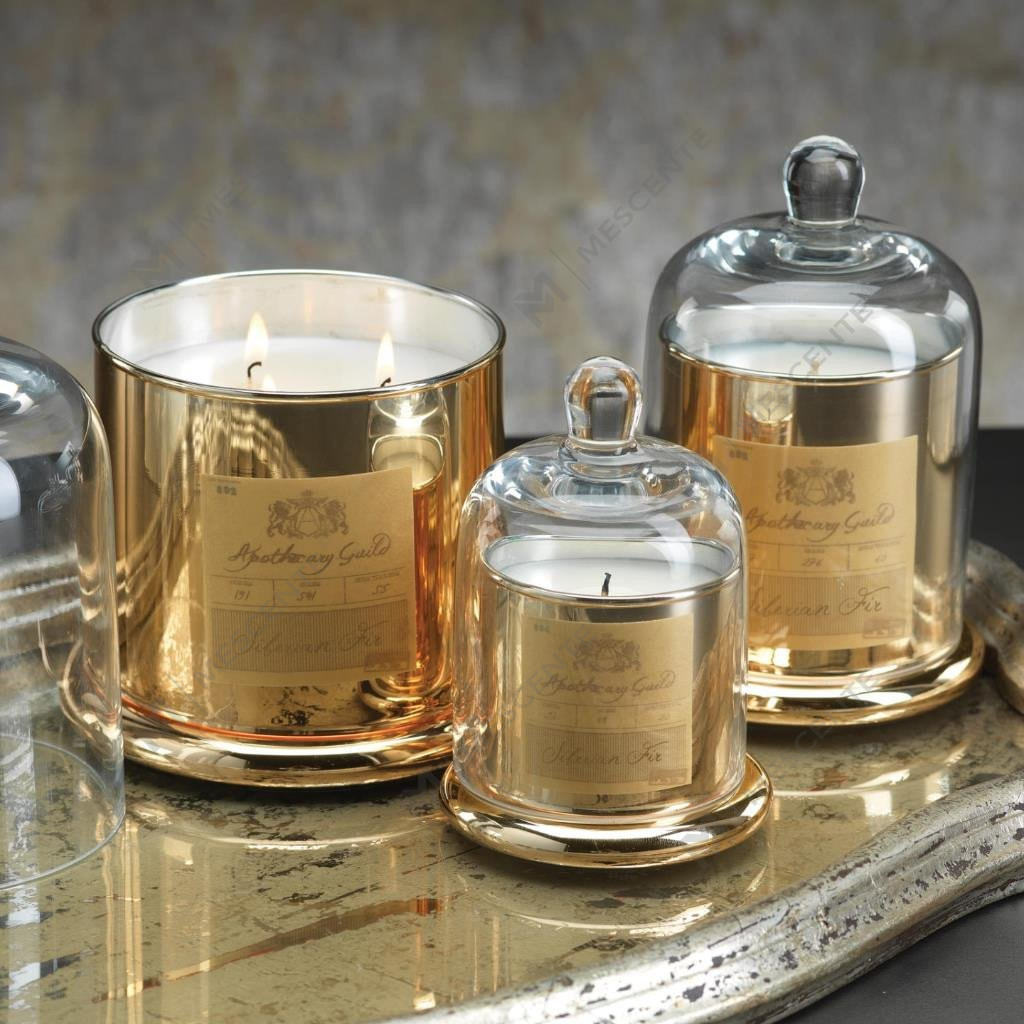 M&Scent Decorativo Romântico Casamento Sino Jar Tampa De Cúpula De Vidro Vela Perfumada A29275