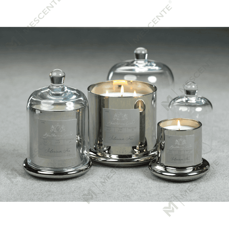 M&Scent Decorativo Romântico Casamento Sino Jar Tampa De Cúpula De Vidro Vela Perfumada A29275