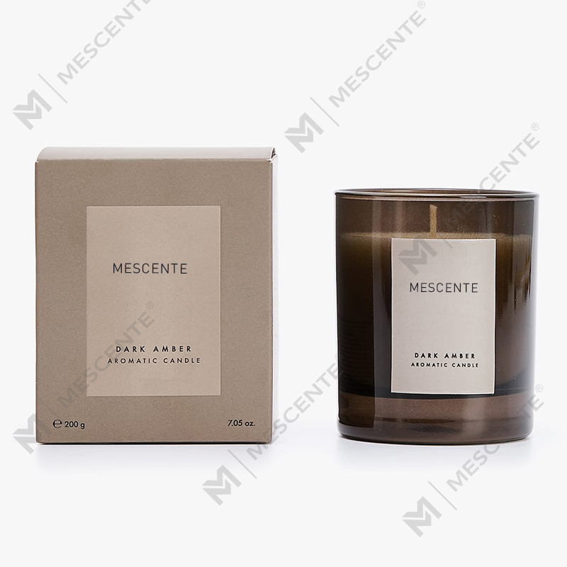 Velas perfumadas de aromaterapia de cristal de marca própria de luxo Mescente