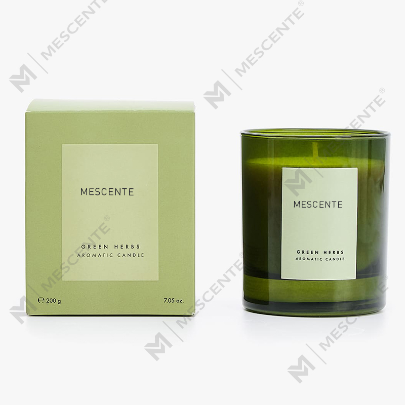 Mescente atacado de marca própria, velas perfumadas de vinho a granel personalizadas baratas, vela de soja perfumada em frasco com tampa
