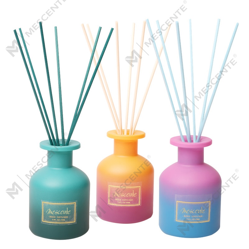 Difusor de palheta de fragrância doméstica com frasco redondo de marca própria M&Scent