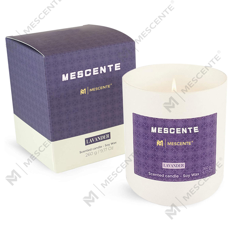 M&Scent Mason Jar Mini Velas à Base de Soja, Embalagem de Luxo Vela de Mármore Cera de Soja