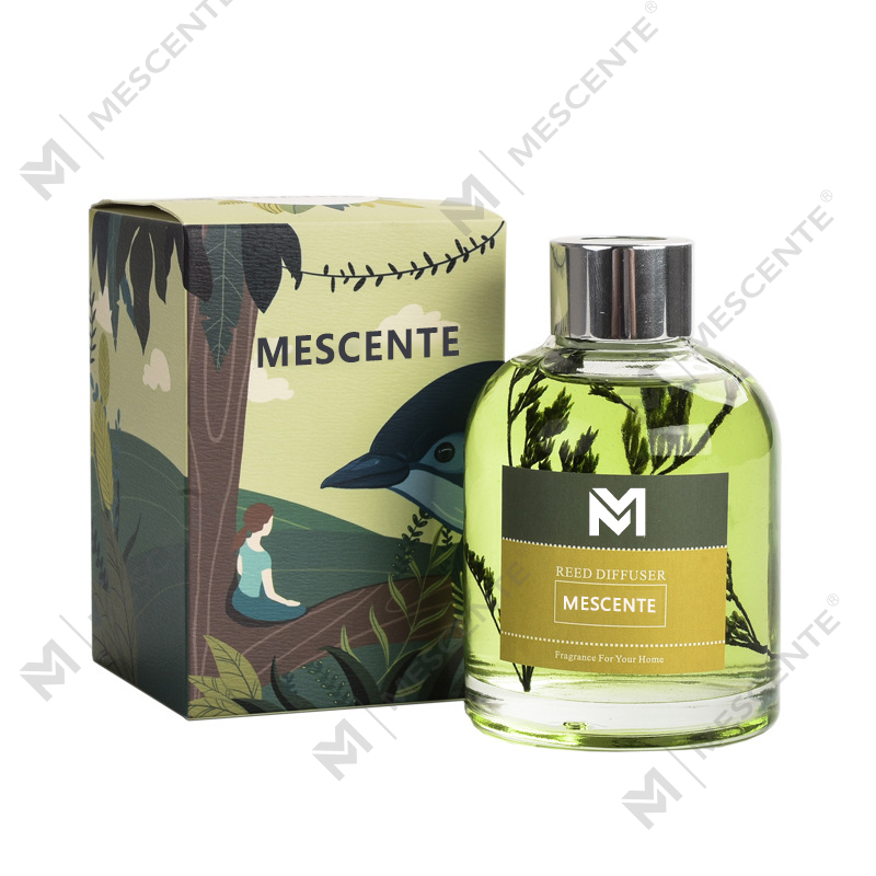 Conjunto de presentes com difusores de palheta para ambientador de casamento