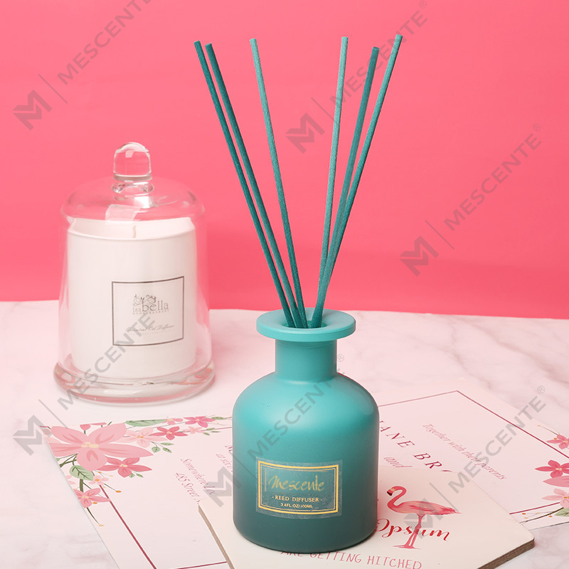 Difusor de palheta de fragrância doméstica com frasco redondo de marca própria M&Scent