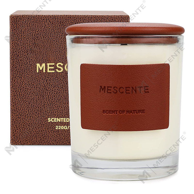 M&Scent atacado lindos potes de vidro reciclado velas na China, vela relaxante