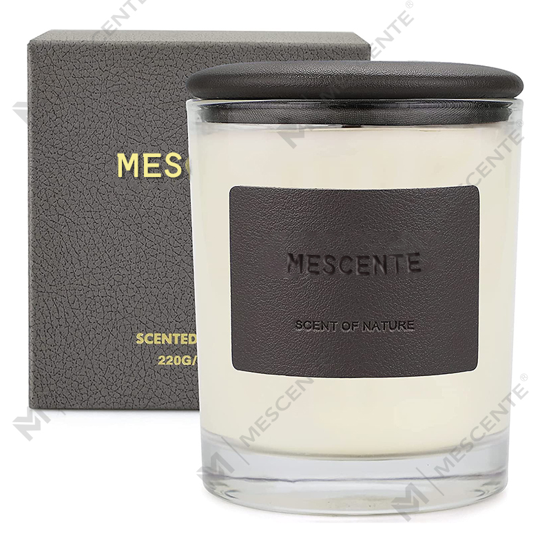 M&Scent atacado lindos potes de vidro reciclado velas na China, vela relaxante
