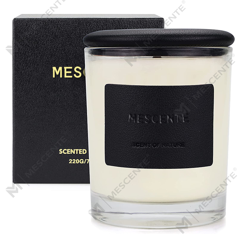 M&Scent atacado lindos potes de vidro reciclado velas na China, vela relaxante