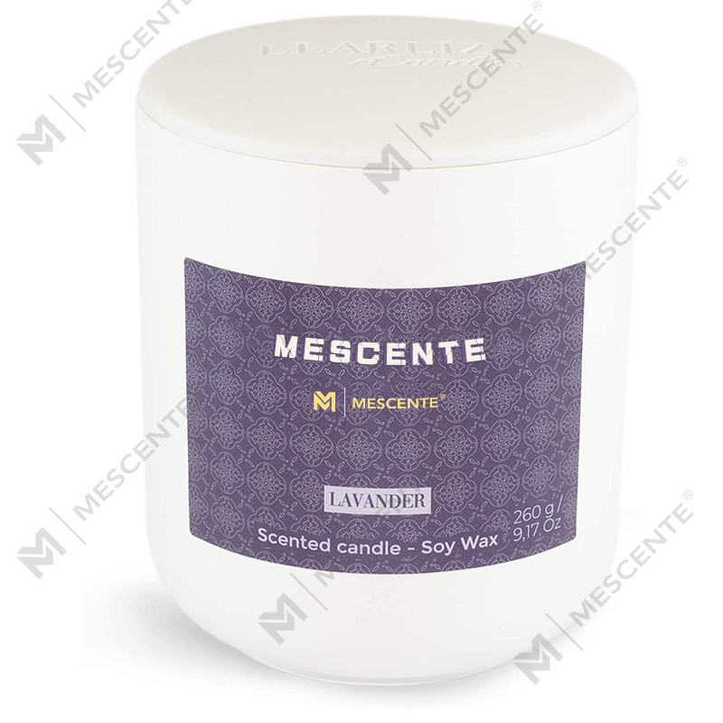 M&Scent Mason Jar Mini Velas à Base de Soja, Embalagem de Luxo Vela de Mármore Cera de Soja
