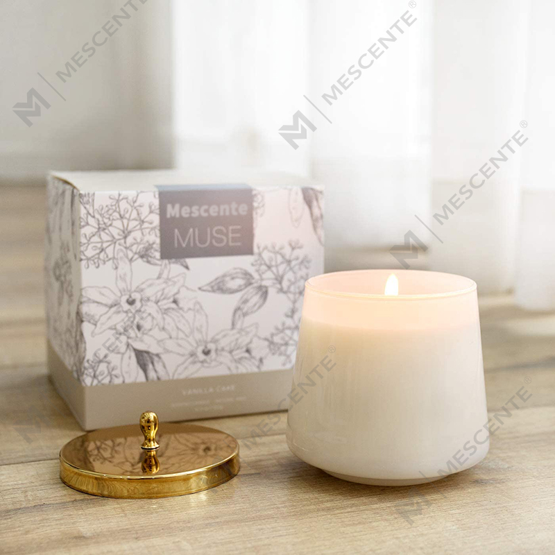 Vela de soja perfumada para livro de aromaterapia 100% natural M&Scent para casa, velas grandes perfumadas