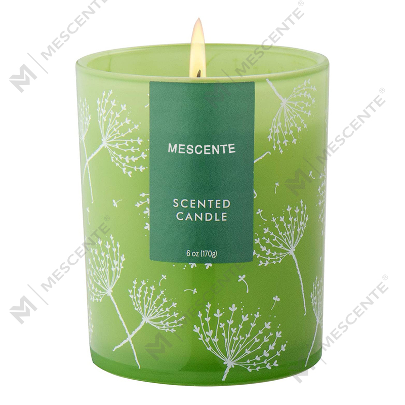 M&S perfume em forma de logotipo personalizado, amostra de impressão de velas perfumadas de aromaterapia, velas perfumadas com flores secas