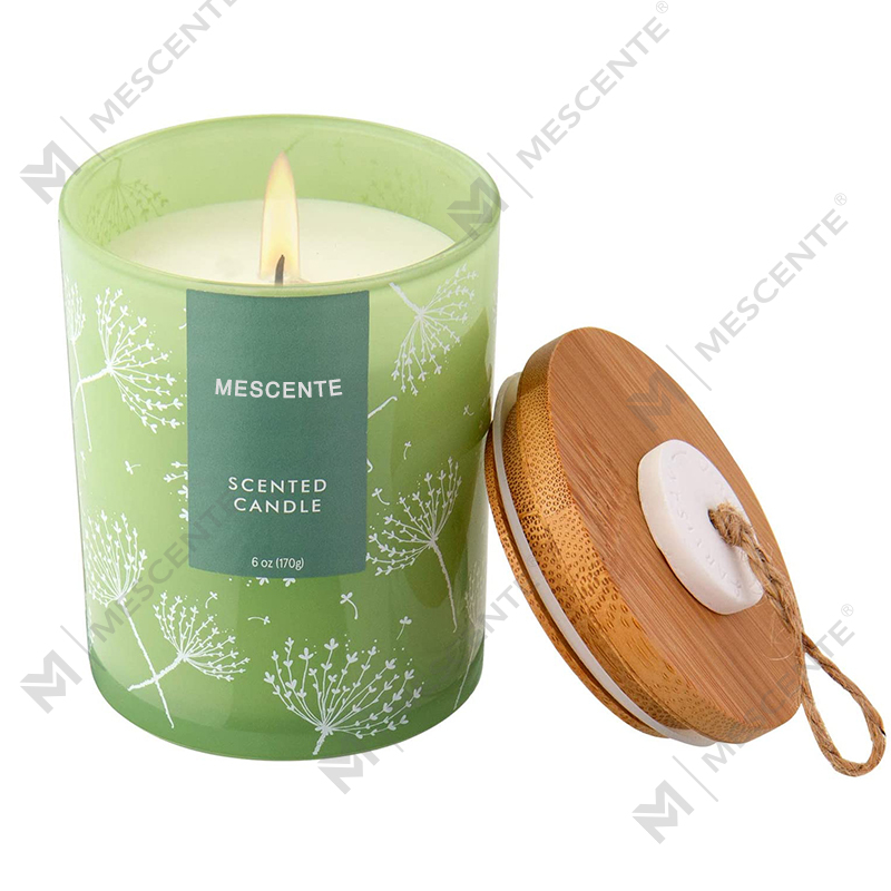 M&S perfume em forma de logotipo personalizado, amostra de impressão de velas perfumadas de aromaterapia, velas perfumadas com flores secas