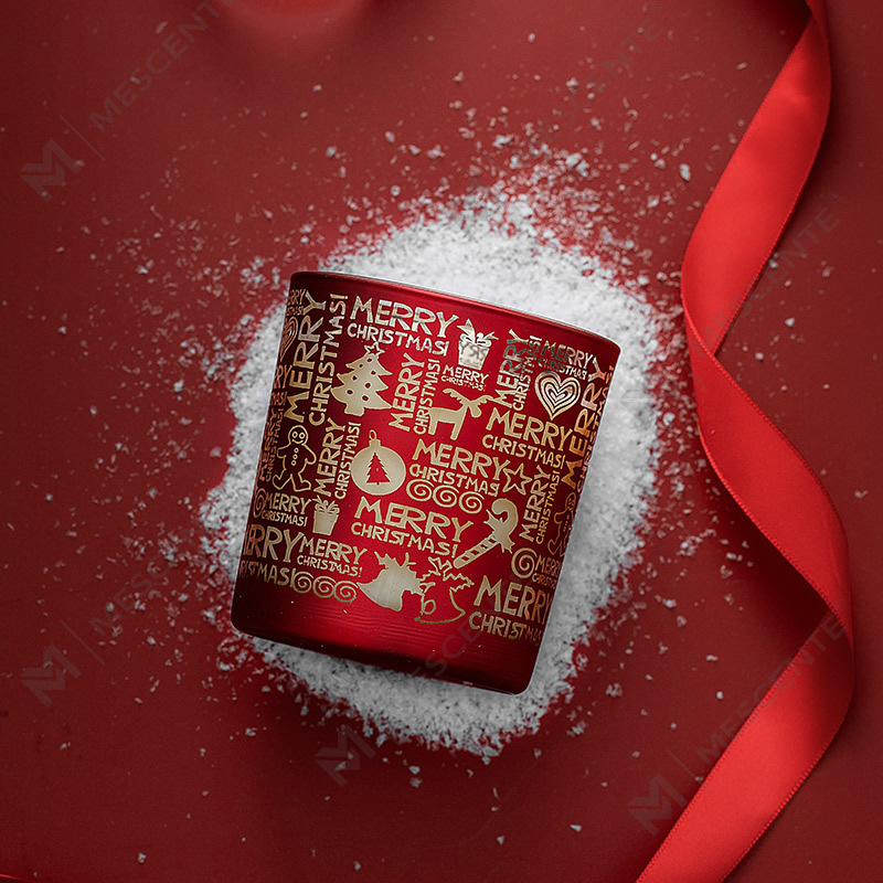M&Scent Holiday Fragrance Christmas Smokeless Starry Sky Cup Presente de vela perfumada com mão