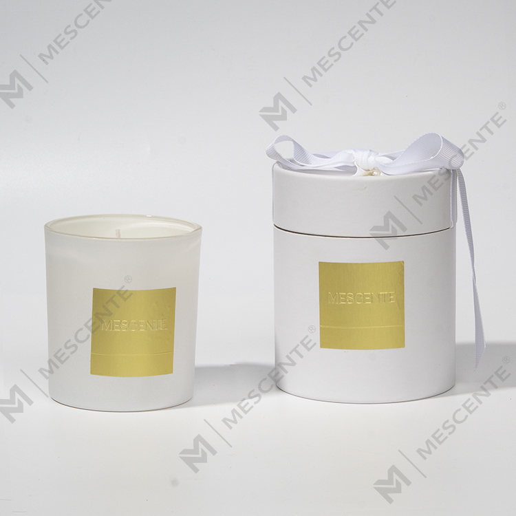 Recipientes perfumados de marca própria de luxo M&Scent em frasco de vela de cera de soja a granel