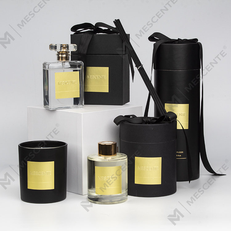 Recipientes perfumados de marca própria de luxo M&Scent em frasco de vela de cera de soja a granel