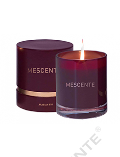 Vela perfumada com pavio de vidro fosco de luxo personalizado da M&S cent 100 horas, velas perfumadas de marca própria