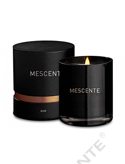 Vela perfumada com pavio de vidro fosco de luxo personalizado da M&S cent 100 horas, velas perfumadas de marca própria