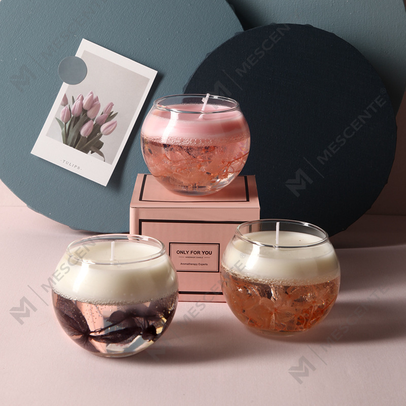 M&S cent Vela perfumada de soja com capim-limão, fragrância caseira de alta qualidade em vidro