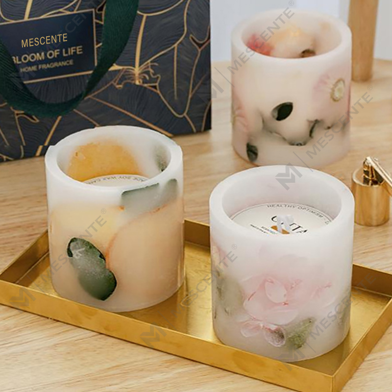 M&Scent Conjunto de presente de vela de cera de soja natural de luxo por atacado