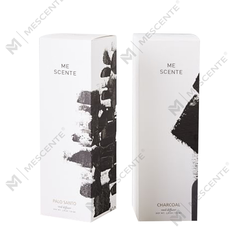 Mescente Luxury 180ml personalizou o difusor Reed do óleo essencial da garrafa de vidro para hotéis