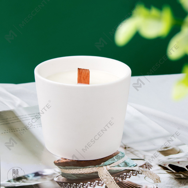 Velas perfumadas Woodwick de cera de soja colorida de marca própria personalizada de luxo de alta qualidade a granel