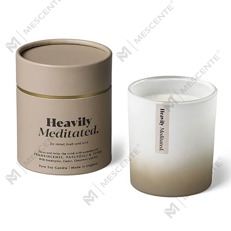 Velas perfumadas Woodwick de cera de soja colorida de marca própria personalizada de luxo de alta qualidade a granel