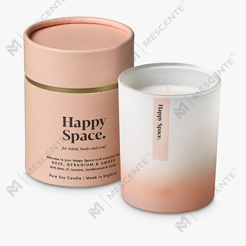 Velas perfumadas Woodwick de cera de soja colorida de marca própria personalizada de luxo de alta qualidade a granel