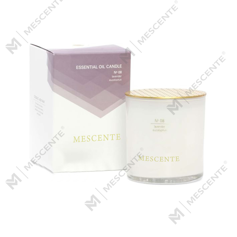 Velas grandes adesivas femininas luxuosas de marca própria personalizada M&Scente perfumadas