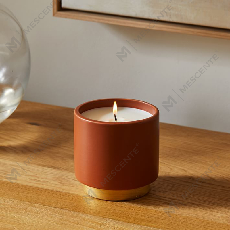 Velas perfumadas de cera de soja coloridas de marca própria de luxo personalizadas de alta qualidade a granel