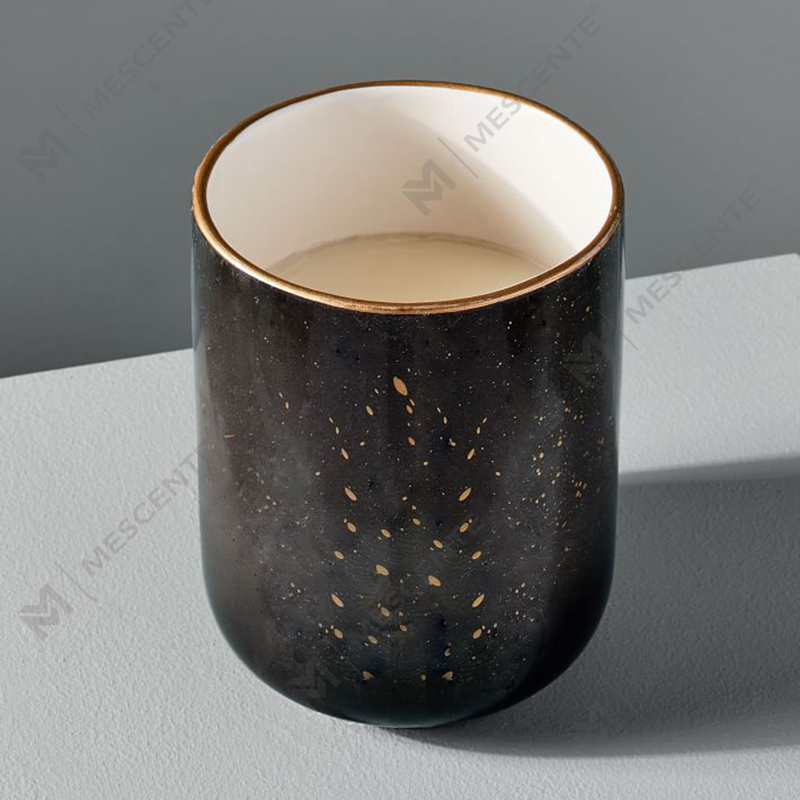Aquecedor de cera de vela com fragrância elétrica de cerâmica branca M&Scente para spa e aromaterapia