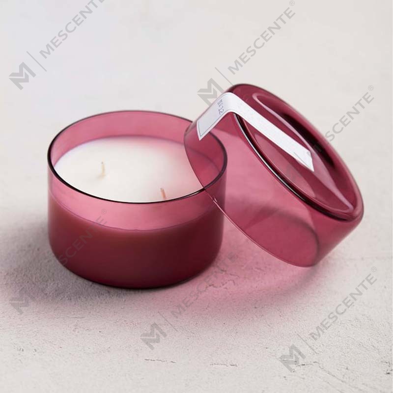 A marca própria feita sob encomenda pequena luxuosa relaxa velas do cartucho do perfume com tampa