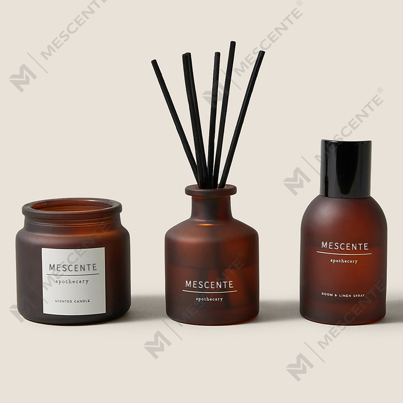 castiçal de vidro transparente de marca própria personalizado de luxo velas perfumadas de cera de soja com tampa