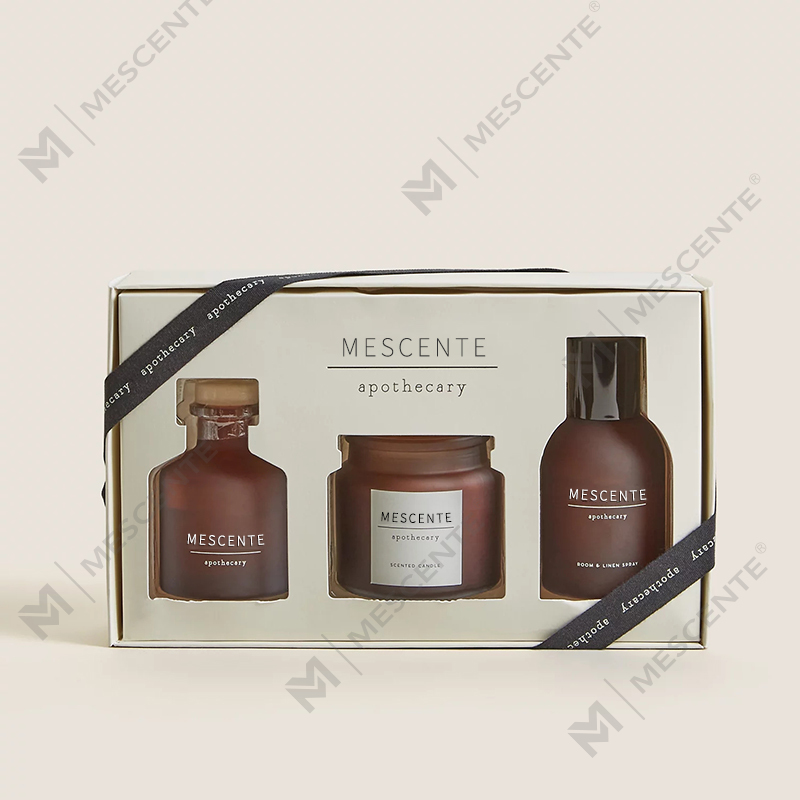 castiçal de vidro transparente de marca própria personalizado de luxo velas perfumadas de cera de soja com tampa