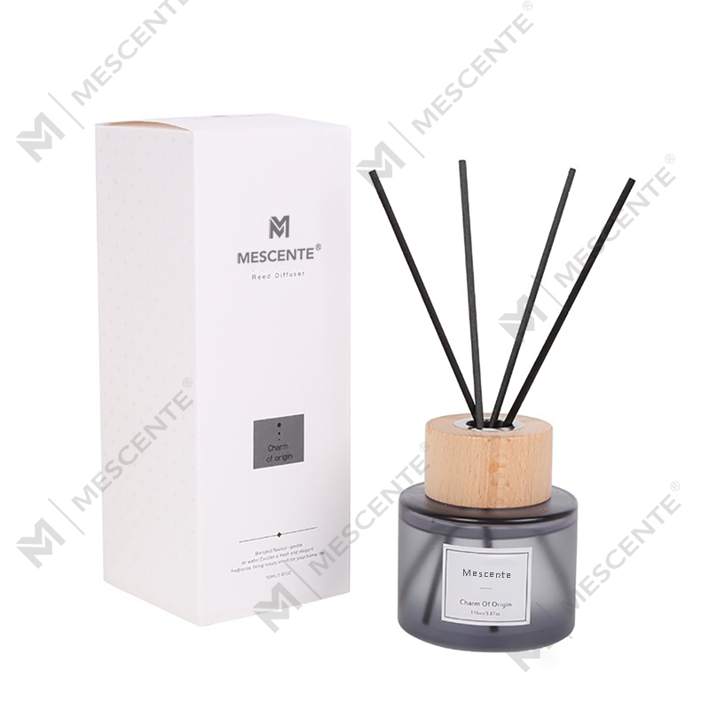 Difusor de palheta para garrafa de vidro de marca própria de luxo M&Scent com rolha