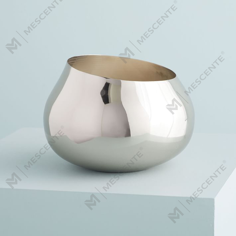 Velas perfumadas redondas de metal angular de marca própria de luxo em cores no atacado