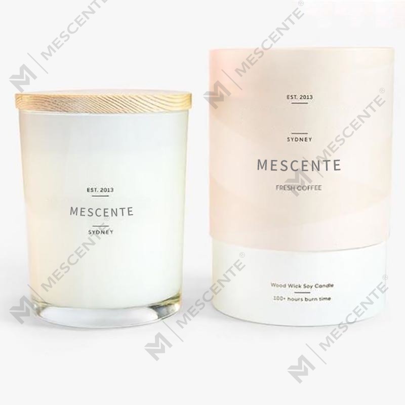 personalização de marca própria velas de soja com aroma romântico