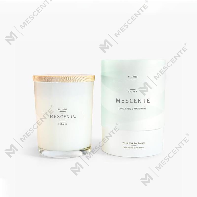 personalização de marca própria velas de soja com aroma romântico