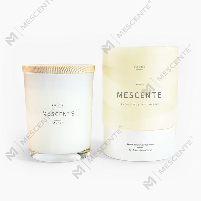 personalização de marca própria velas de soja com aroma romântico