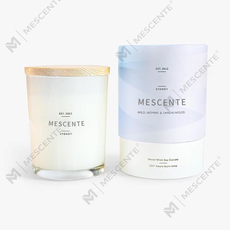 personalização de marca própria velas de soja com aroma romântico