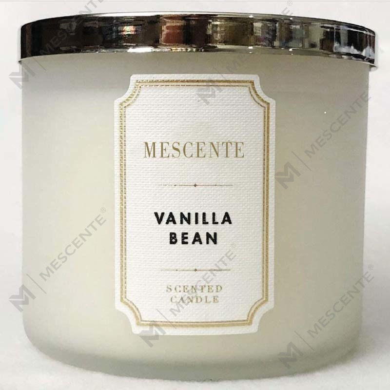 M&Scent feito à mão com 3 pavios de cera de soja perfumada de jasmim natural, velas de cristal de aromaterapia de marca própria