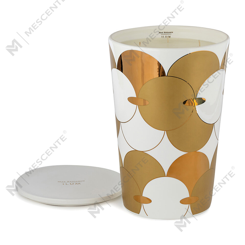 Conjunto de velas de cera de soja perfumadas de marca própria de luxo personalizado por atacado da M&scent
