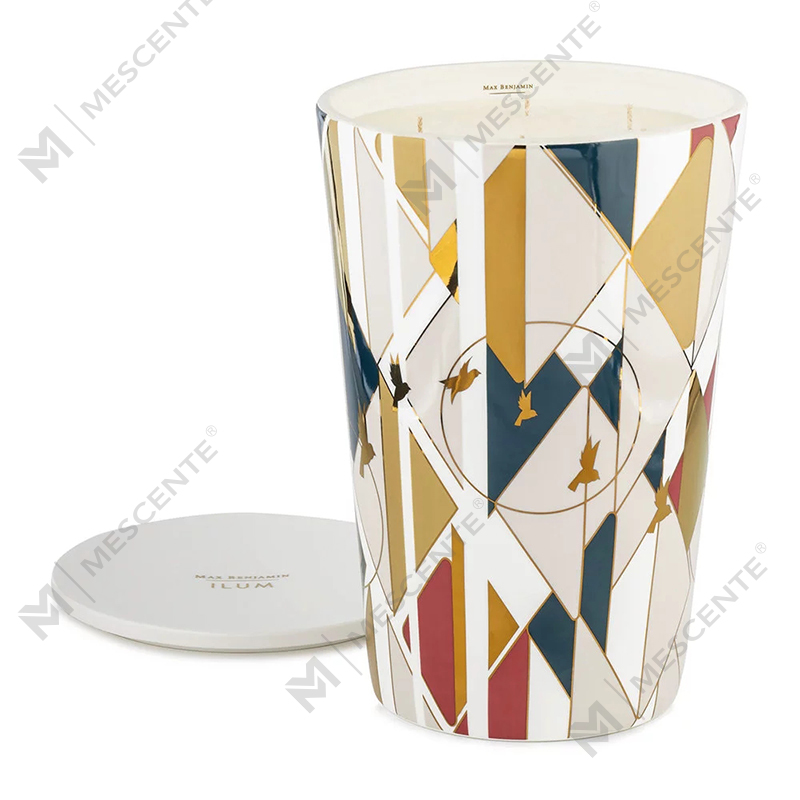 Conjunto de velas de cera de soja perfumadas de marca própria de luxo personalizado por atacado da M&scent