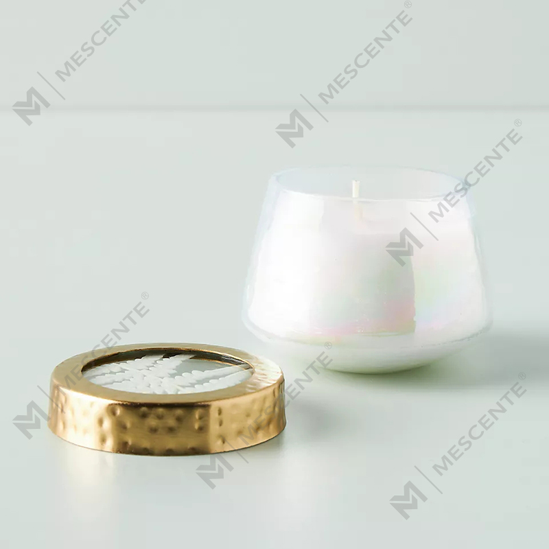 Velas perfumadas fortes de vidro transparente para decoração de casa de marca própria personalizada por atacado