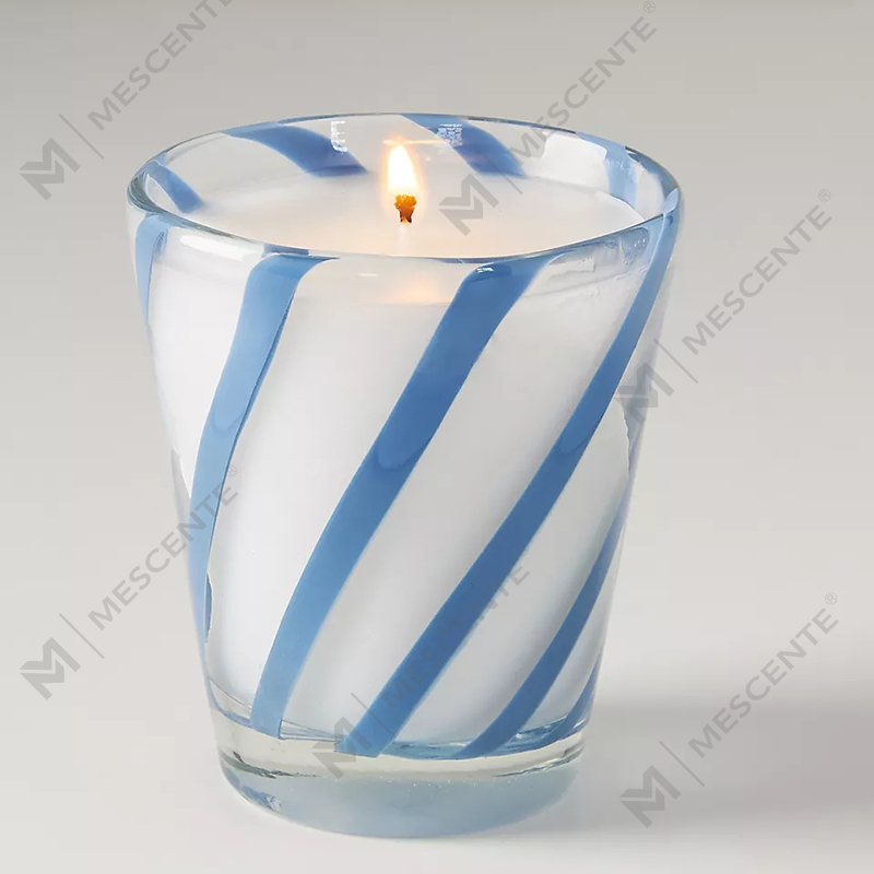 Velas perfumadas de casamento com logotipo personalizado de cera de soja branca luxuosa M&Scent